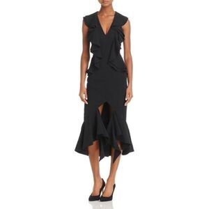 C/MEO Collective Covet Floune Dress Women’s XS Black Cocktail